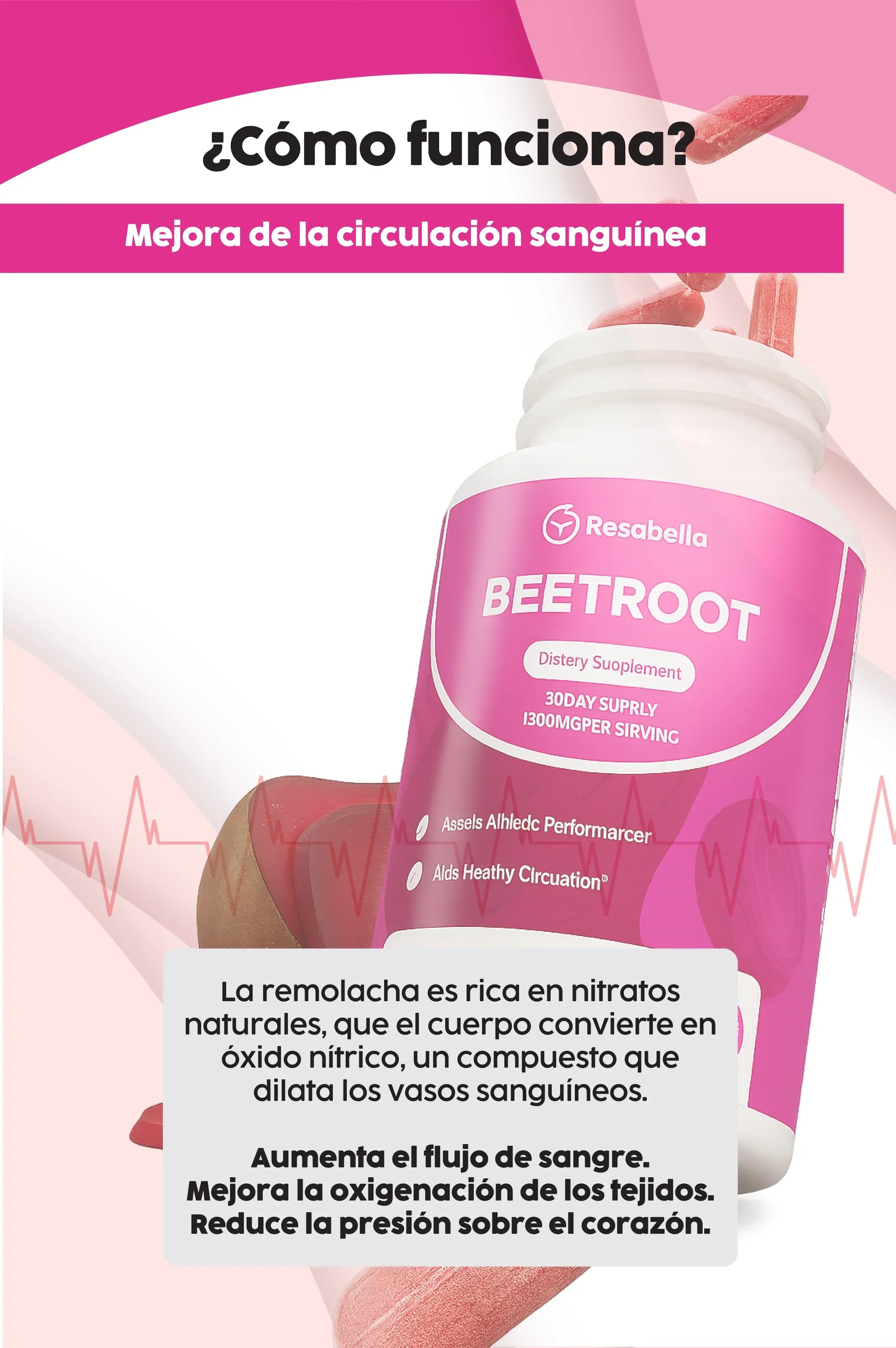 BeetRoot ® Cápsulas orgánicas ✨🤩 (60 cápsulas)