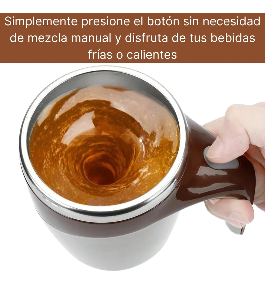 MixyCup™ - Mezcla tu bebida favorita con solo un botón, sin esfuerzo y sin cucharas. 🚀☕